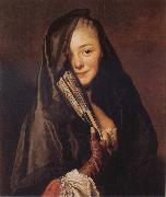 Alexander Roslin Woman with a Veil:Marie Suzanne Roslin oil painting